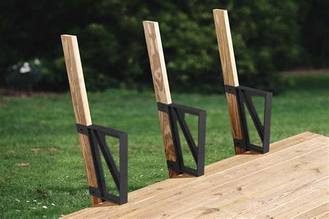 metal deck bench brackets|dekmate bench bracket lowe's.